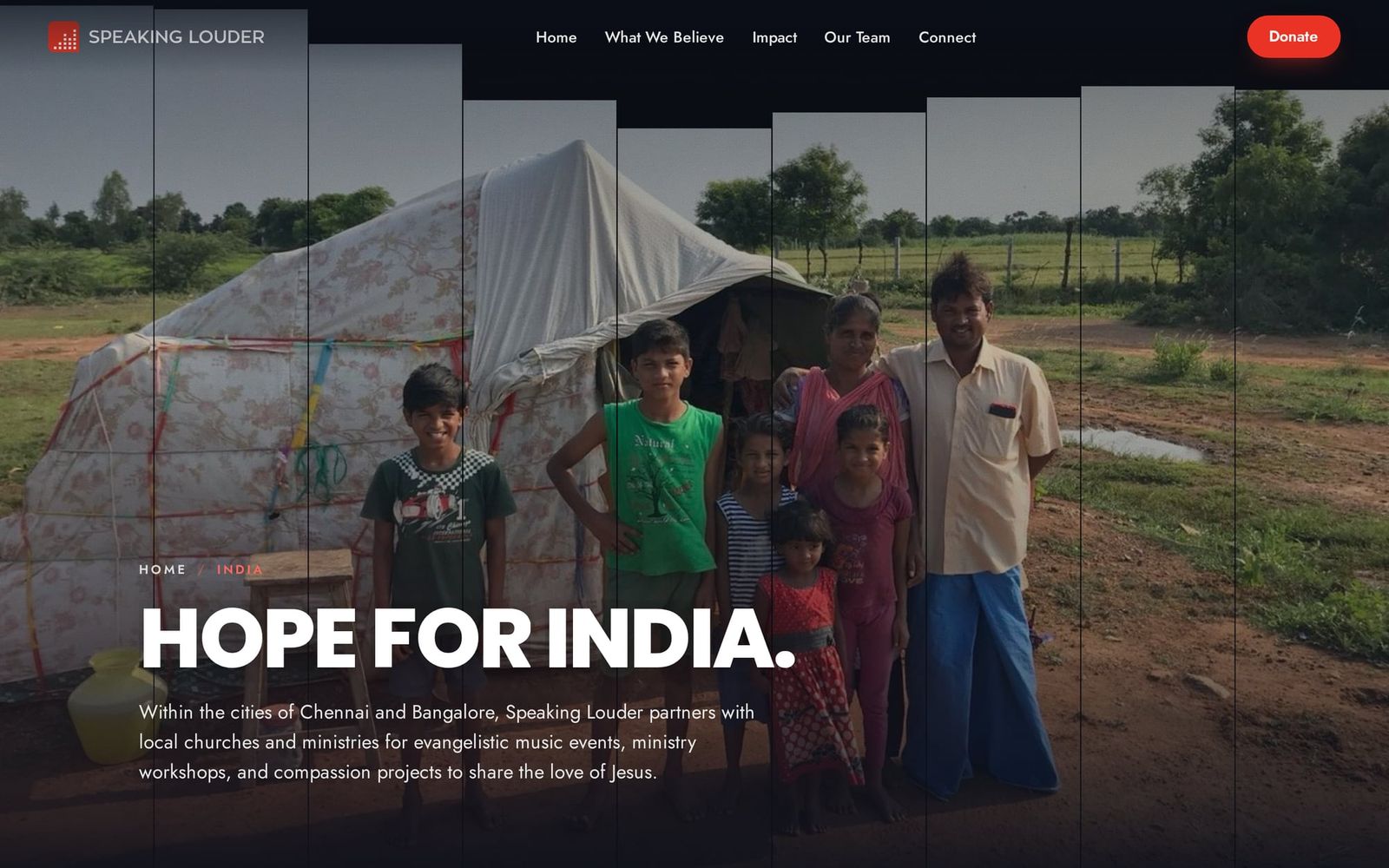 The India nation page
